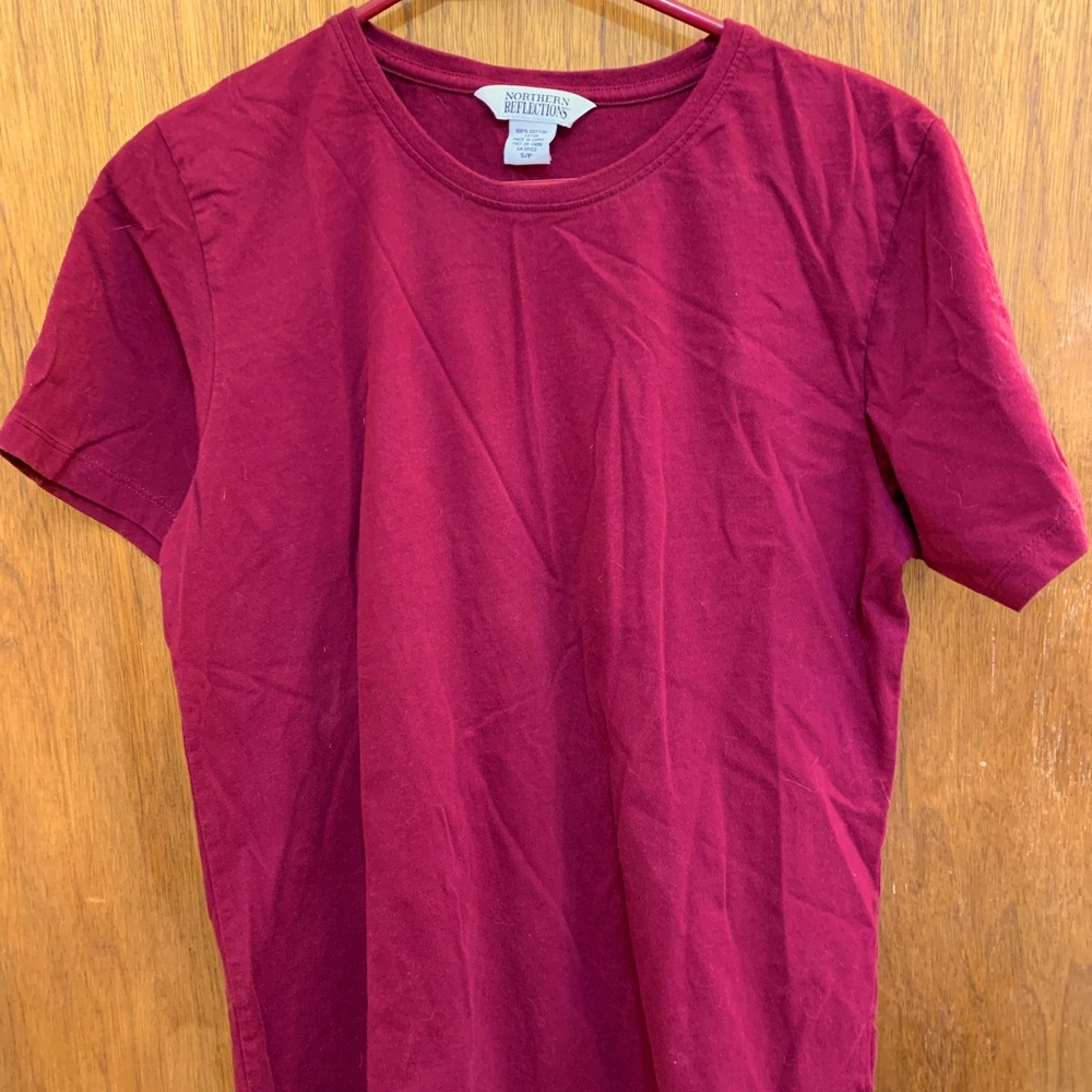 Burgundy Tee Shirt